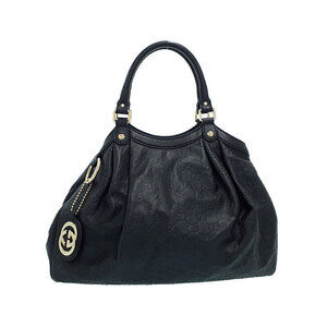 Gucci Sukey Tote Shoulder Bag GG monogram canvas leather Beige Brown